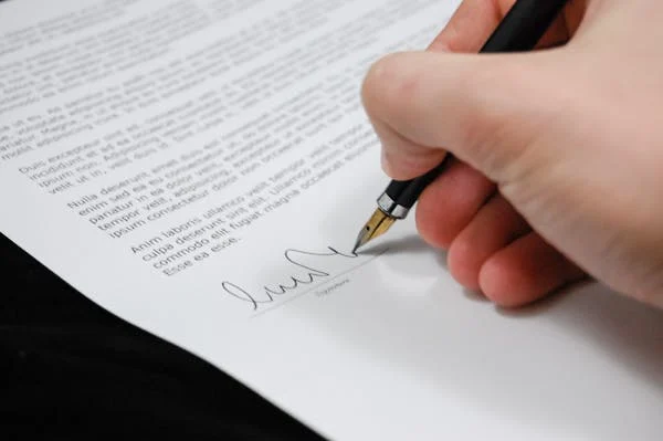 Sign Agreements